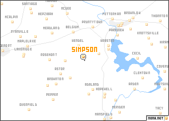 map of Simpson