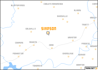 map of Simpson