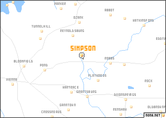 map of Simpson