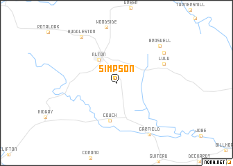 map of Simpson