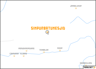 map of Simpurbatumesjid