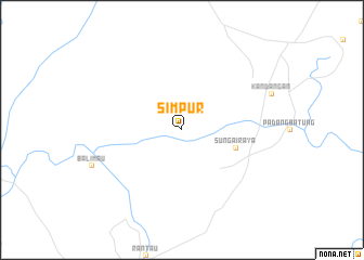 map of Simpur