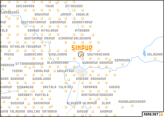 map of Simpur