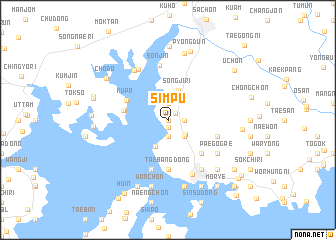 map of Simp\