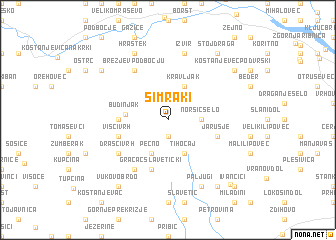 map of Šimraki