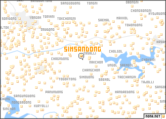 map of Simsan-dong