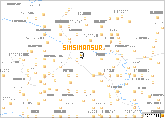 map of Simsiman Sur