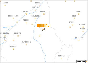 map of Şimşirli