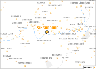 map of Simsŏn-dong