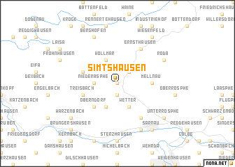 map of Simtshausen