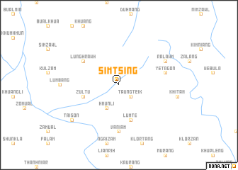 map of Simtsing