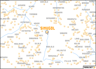 map of Simugol