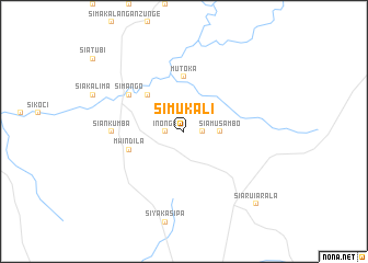 map of Simukali
