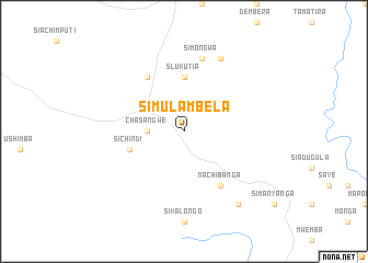 map of Simulambela