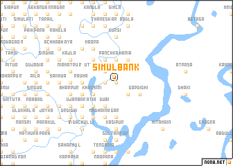 map of Simulbānk