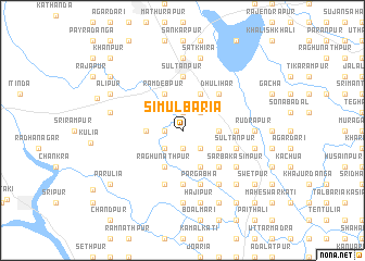 map of Simulbāria