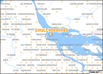 map of Simulchara Khās