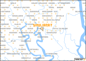 map of Simuliār Āit