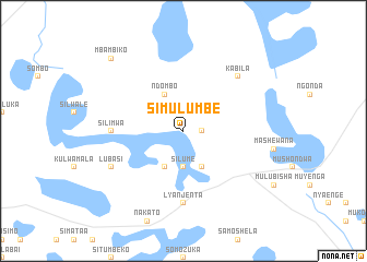 map of Simulumbe