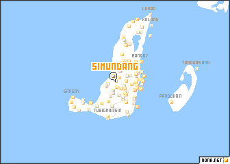 map of Simundang