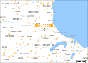 map of Simun-dong