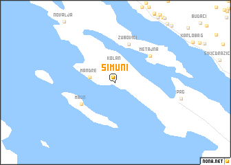 map of Šimuni