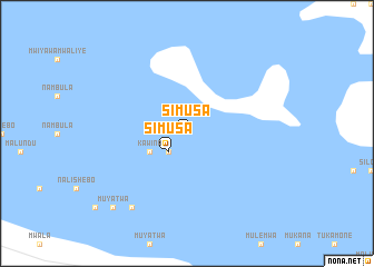 map of Simusa