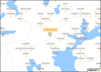 map of Simushi