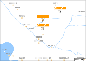 map of Simushi