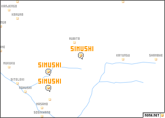 map of Simushi