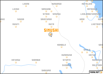 map of Simushi