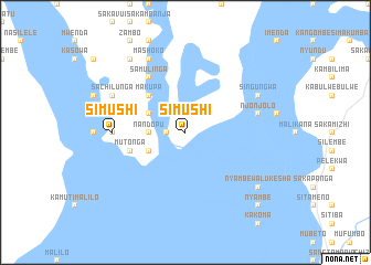 map of Simushi