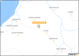 map of Simushka