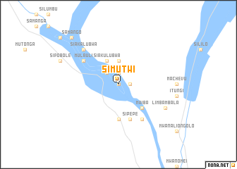 map of Simutwi