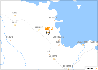 map of Simu
