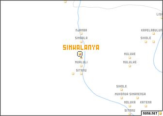 map of Simwalanya