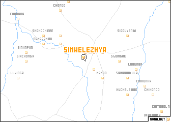 map of Simwelezhya