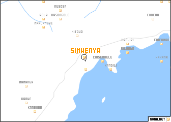 map of Simwenya