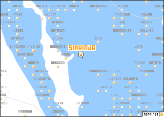 map of Simwinja
