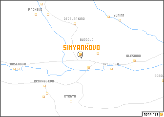 map of Simyankovo