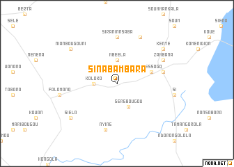 map of Sina Bambara