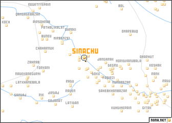 map of Sīnāchū