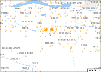 map of Sinach