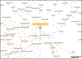 map of Sina Dheri