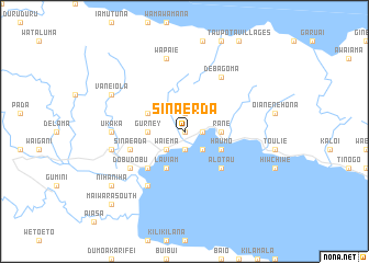 map of Sinaerda