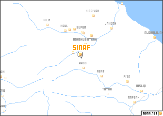 map of Sināf