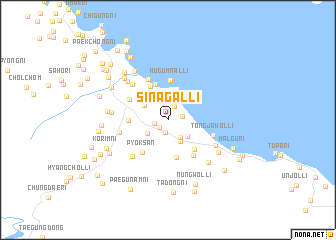 map of Sinagal-li