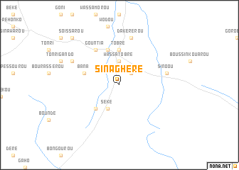 map of Sinaghéré