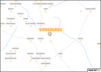 map of Sinagourou