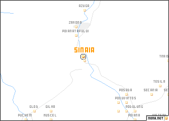 map of Sinaia